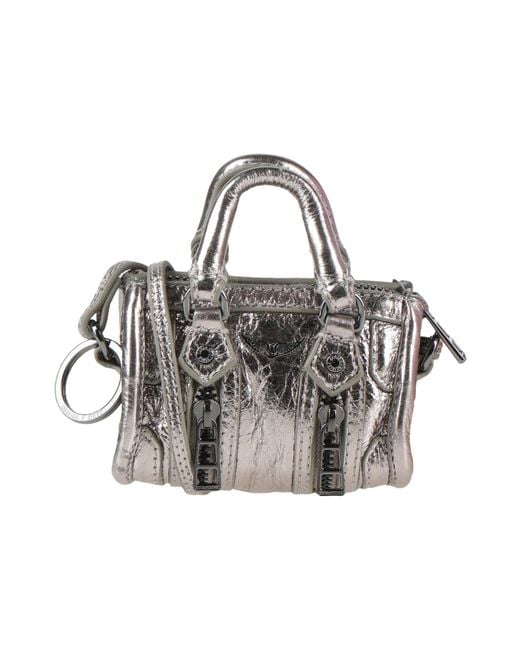 Zadig & Voltaire Gray Cross-Body Bag Cow Leather