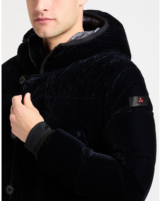 Peuterey Black Midnight Puffer Viscose, Polyamide for men