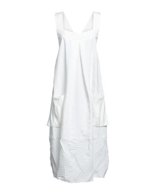 Collection Privée White Midi Dress