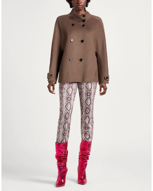 Paltò Brown Coat Wool