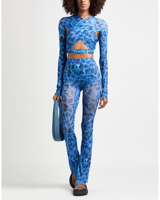 KNWLS Blue Top Polyester, Elastane