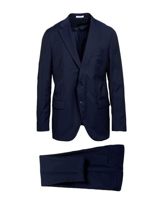 Boglioli Blue Suits for men