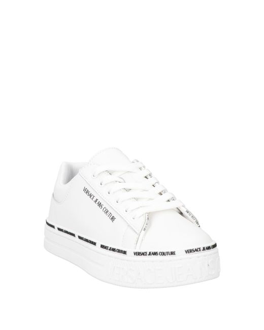 Versace Jeans Couture White Sneakers Mit Schnürung