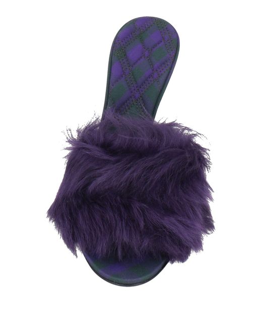 Sandales Burberry en coloris Purple