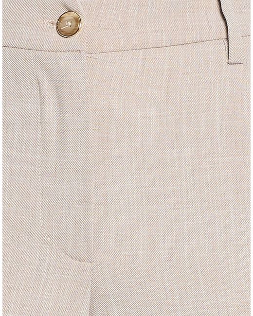 Oltre White Pants Polyester, Viscose, Elastane