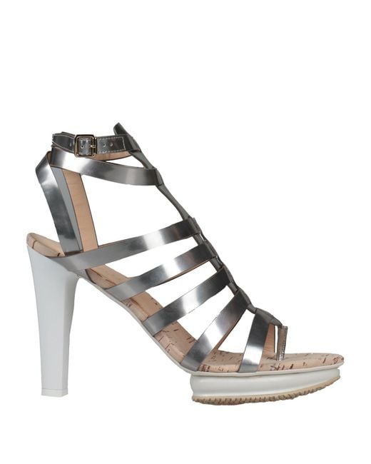 Hogan Metallic Sandale
