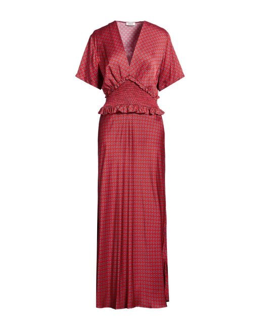 Sandro Red Maxi Dress