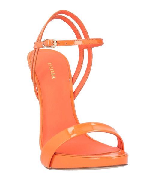 Le Silla Orange Sandals