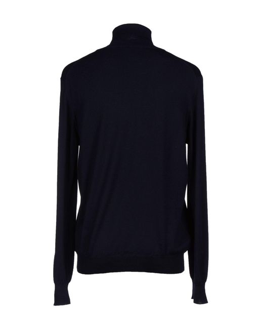 Barba Napoli Blue Turtleneck for men
