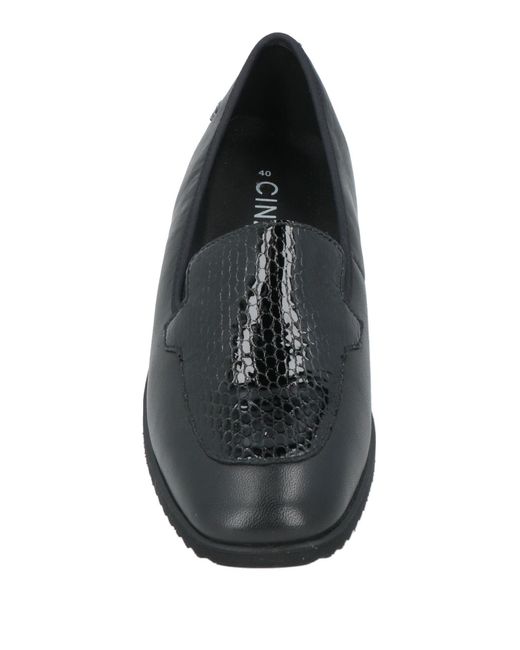 Cinzia Soft Black Loafers Leather