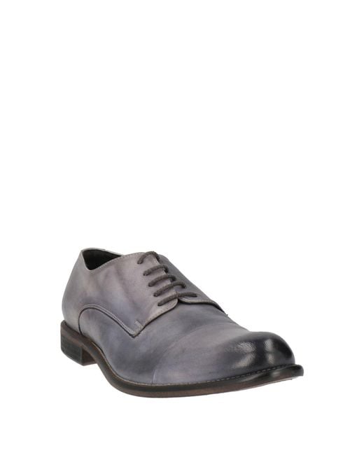 JP/DAVID Gray Lace-Up Shoes for men