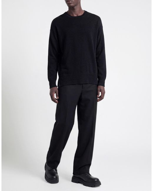 Alpha Studio Black Sweater Wool for men