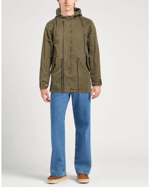 Berna Green Coat for men