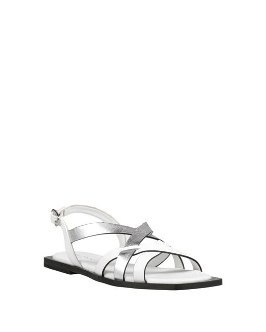 Baldinini White Sandals Leather