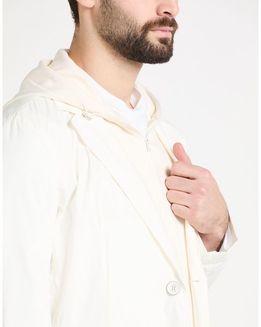 Herno White Ivory Blazer Polyamide, Elastane for men