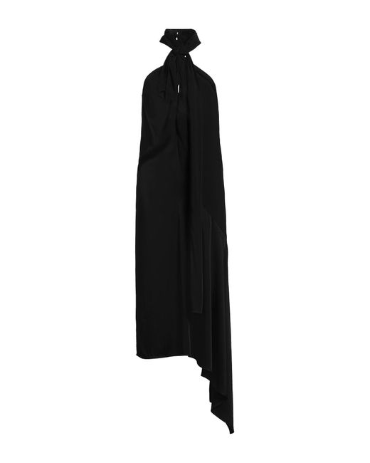 Givenchy Black Asymmetrical Mini Dress For