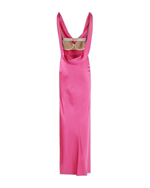 Robe longue GIUSEPPE DI MORABITO en coloris Pink