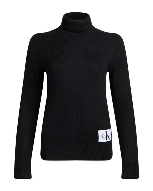 Calvin Klein Black Turtlenecks