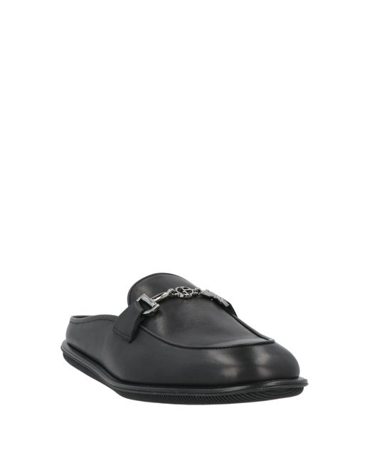 Giorgio Armani Black Mules & Clogs for men