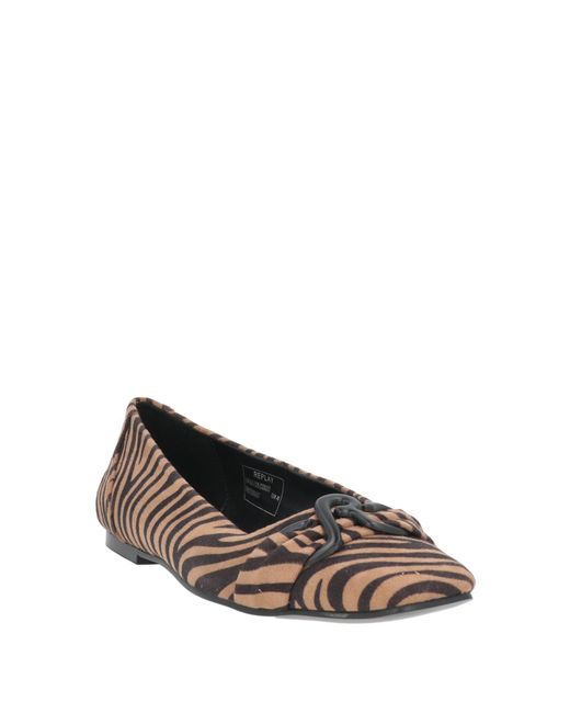 Replay White Ballet Flats
