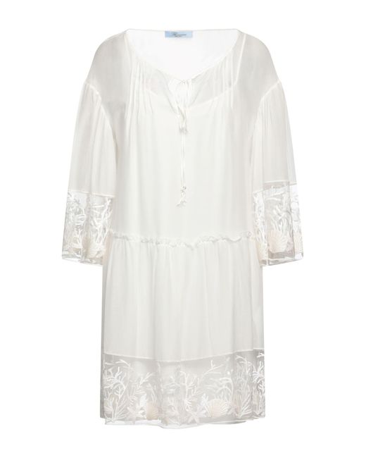 Blumarine White Mini Dress