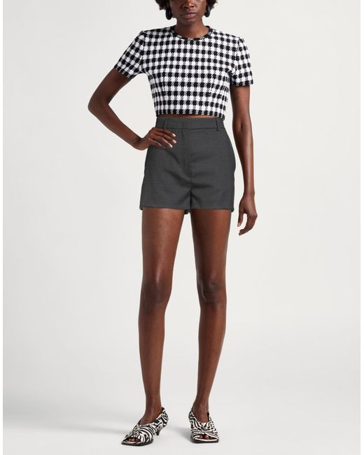 Sportmax Gray Shorts & Bermuda Shorts Virgin Wool