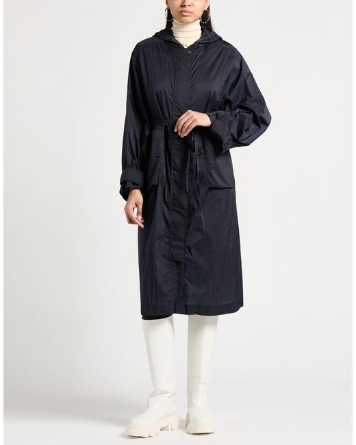 Add Blue Overcoat & Trench Coat