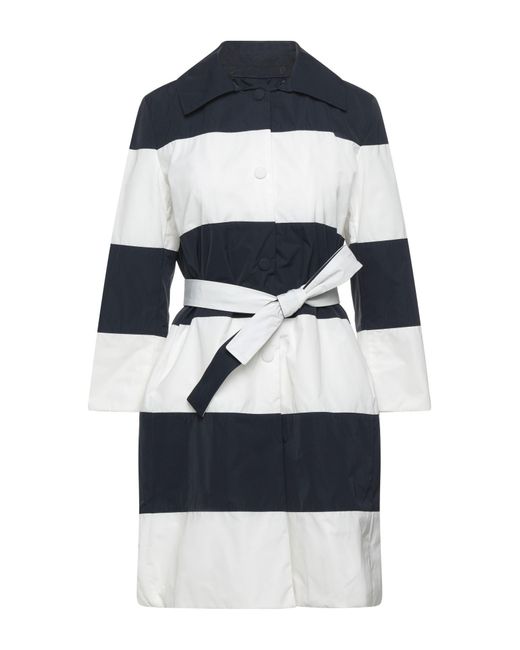 Add Blue Overcoat & Trench Coat
