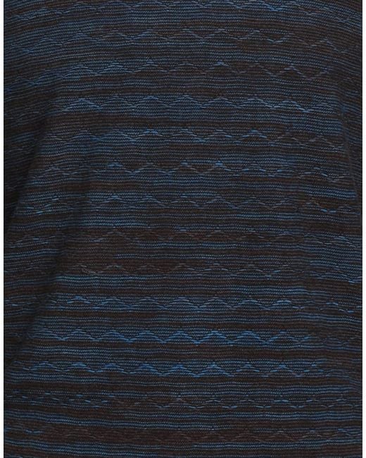 Missoni Blue Dark Sweater Wool for men