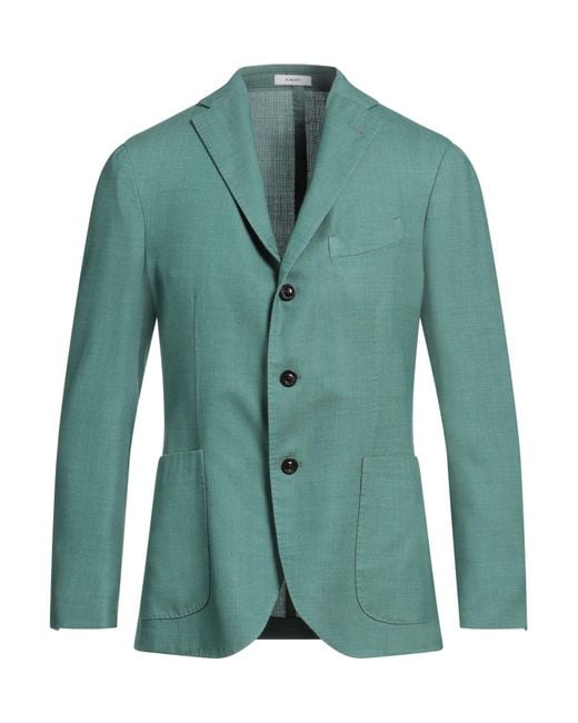 Boglioli Green Blazer for men
