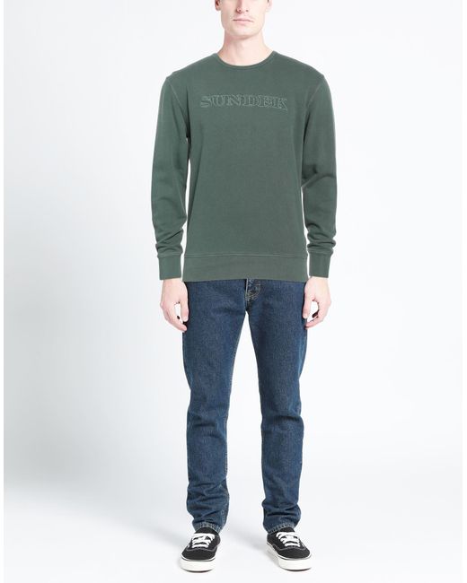 Sundek Green Sweatshirt for men