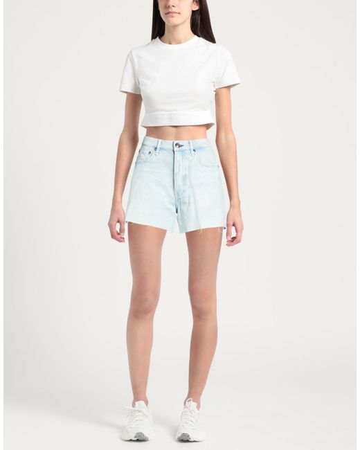 Rag & Bone Blue Denim Shorts
