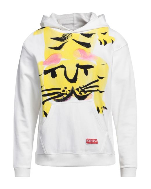 Kenzo white sales sweatshirt mens