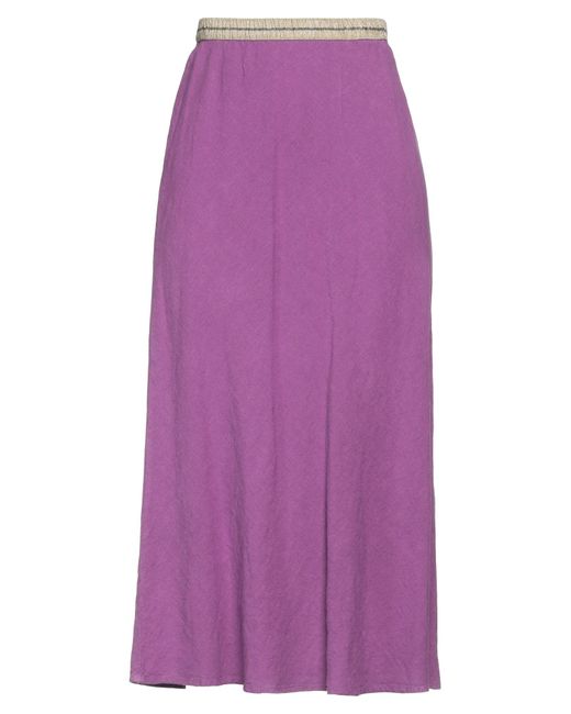 Hartford Purple Midi Skirt