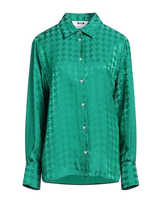 MSGM Green Shirt
