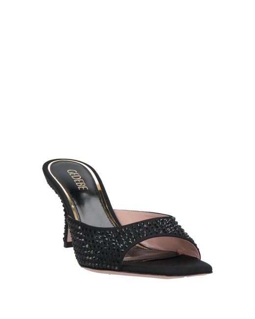 Gedebe Black Sandale