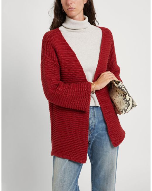 INCENTIVE! Red Brick Cardigan Wool