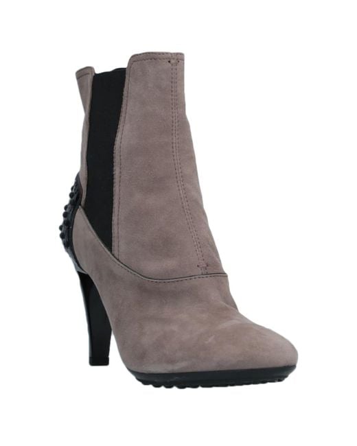 Tod's Brown Ankle Boots Soft Leather
