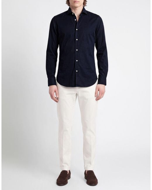 Boglioli Blue Shirt for men