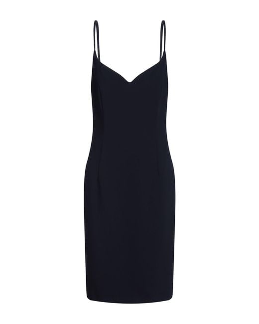 Gai Mattiolo Blue Love To Love Midnight Mini Dress Polyester