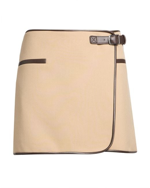 Jonathan Simkhai Natural Mini Skirt