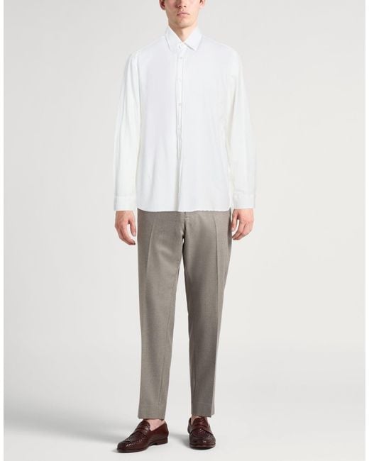 Camisa Crossley de hombre de color White