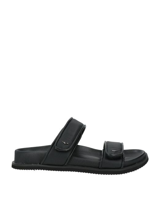 Alberto Guardiani Black Sandals for men