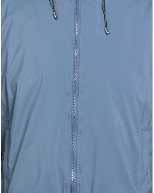 Barba Napoli Blue Jacket Polyester for men