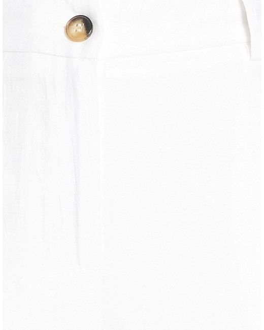 Kaos White Pants Linen, Polyester