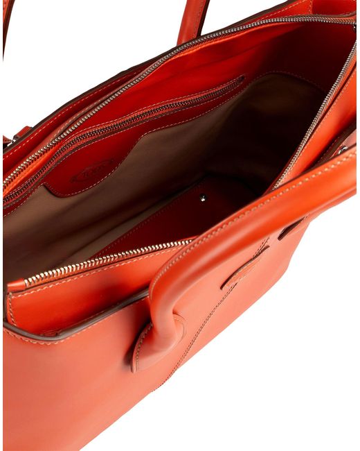 Tod's Orange Handbag