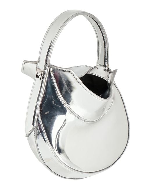 Mugler Gray Handbag