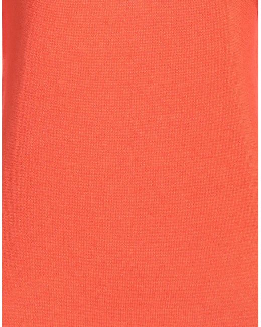 Woolrich Orange Turtleneck Cotton, Elastane