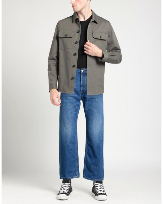 Tela Genova Blue Jeans Cotton, Linen for men