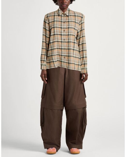 Ines De La Fressange Paris Natural Camel Shirt Cotton